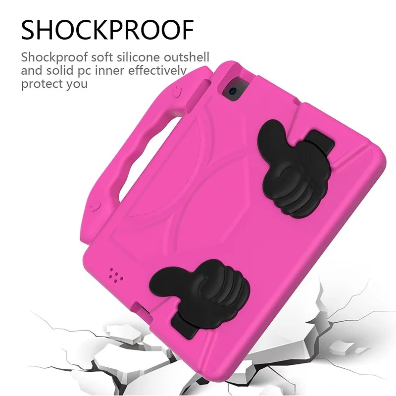 FUNDA DE GOMA CON DISEÑO LIKE PARA TABLET SAMSUNG GALAXY TAB A11 PLUS 11' FUCSIA - 2