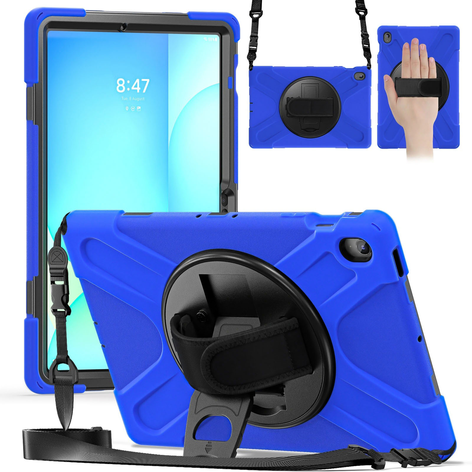 FUNDA ANTIGOLPE PARA TABLET SAMSUNG S10 FE PLUS 13,1' AZUL - 1
