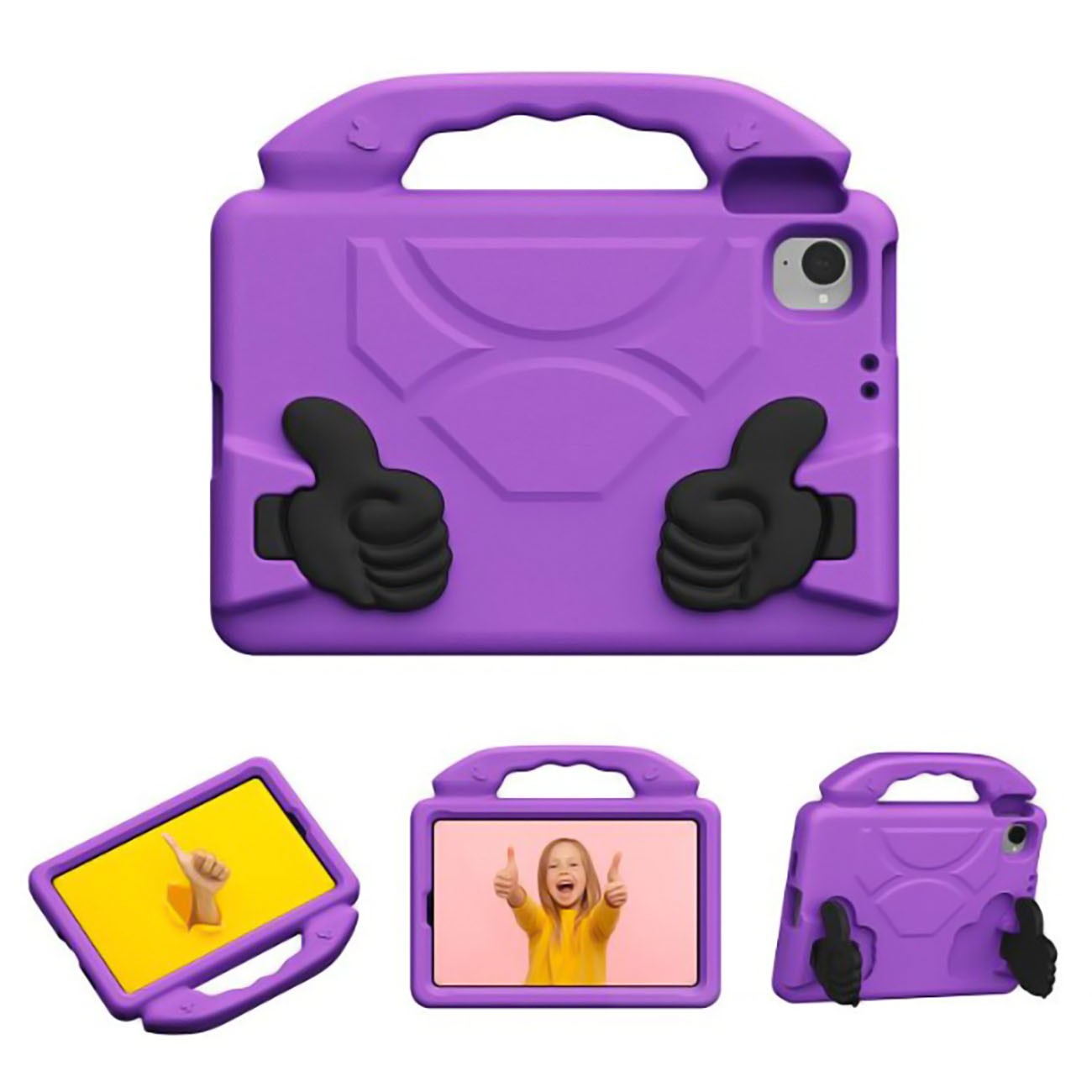 FUNDA DE GOMA CON DISEÑO LIKE PARA TABLET XIAOMI REDMI K PAD 8.8” MORADO - 2