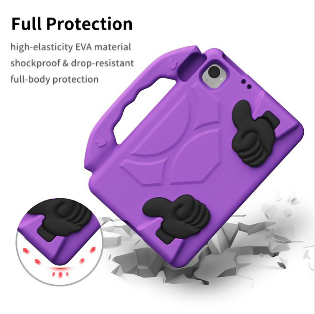 FUNDA DE GOMA CON DISEÑO LIKE PARA TABLET XIAOMI REDMI K PAD 8.8” MORADO - 3