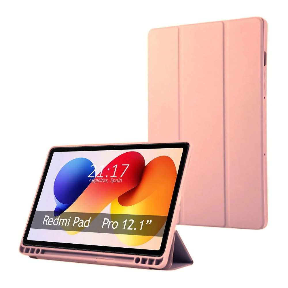 FUNDA SMART COVER PARA TABLET XIAOMI REDMI PAD PRO 12,1' PALO ROSA - 1