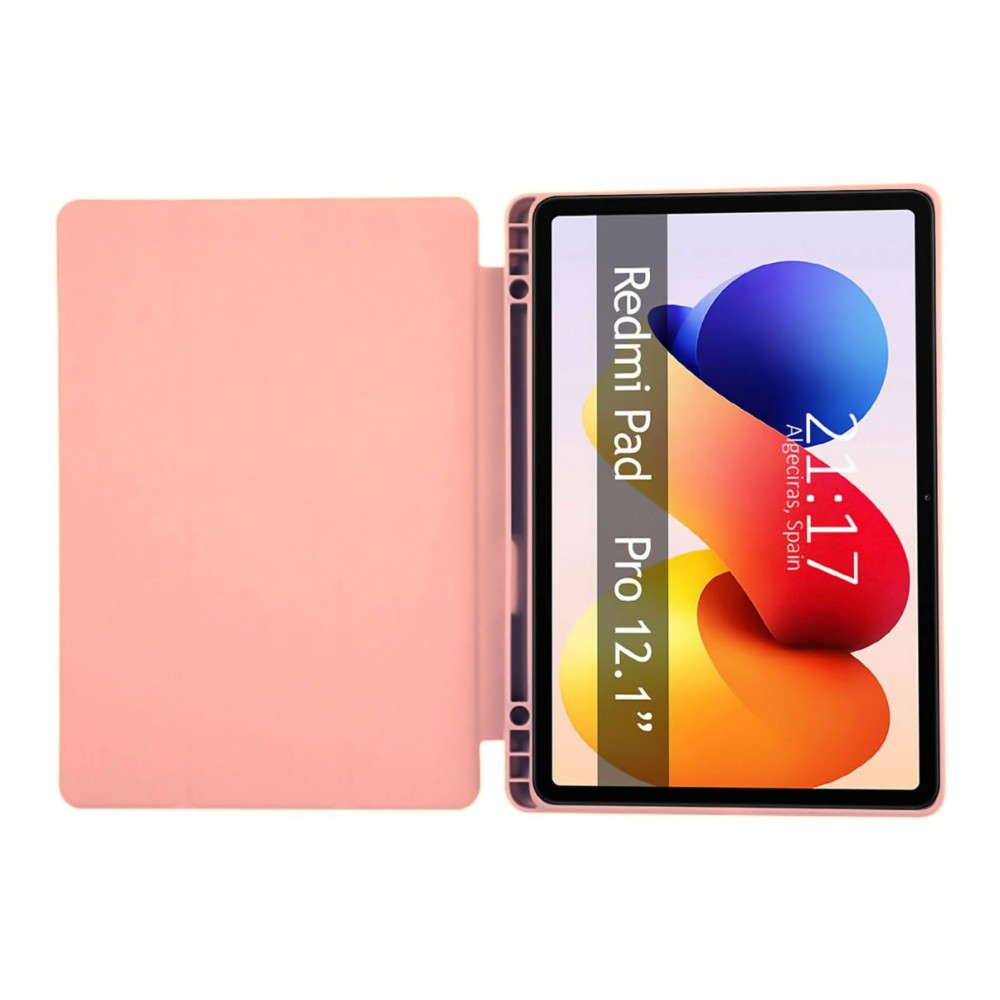 FUNDA SMART COVER PARA TABLET XIAOMI REDMI PAD PRO 12,1' PALO ROSA - 3