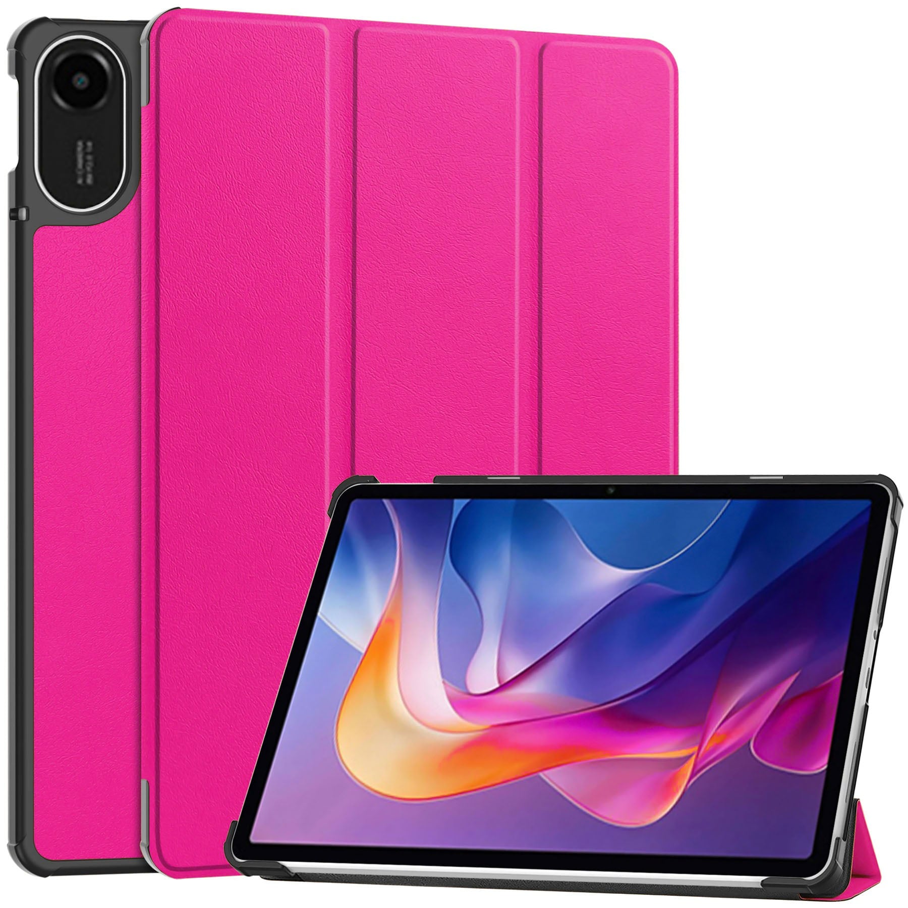 FUNDA BOOKCOVER PARA TABLET XIAOMI REDMI PAD 2 11' 2025 FUCSIA - 1