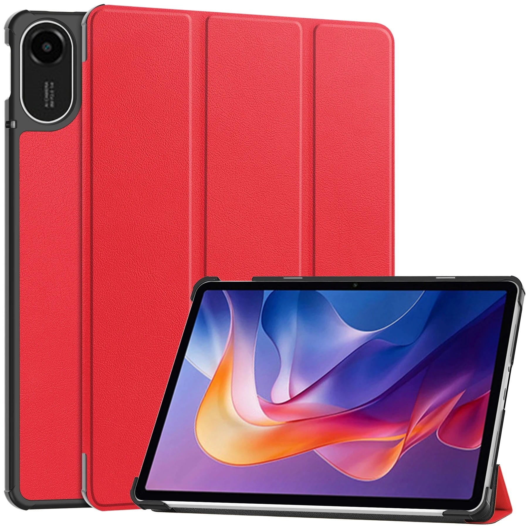 FUNDA BOOKCOVER PARA TABLET XIAOMI REDMI PAD 2 11' 2025 ROJO - 1