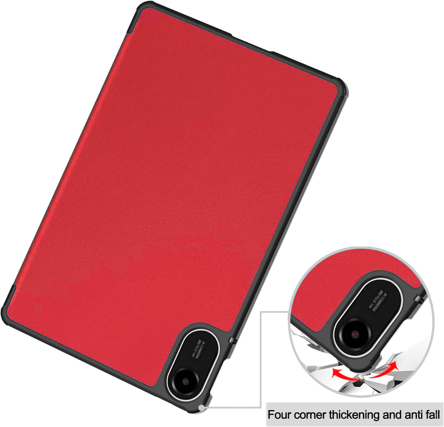 FUNDA BOOKCOVER PARA TABLET XIAOMI REDMI PAD 2 11' 2025 ROJO - 3