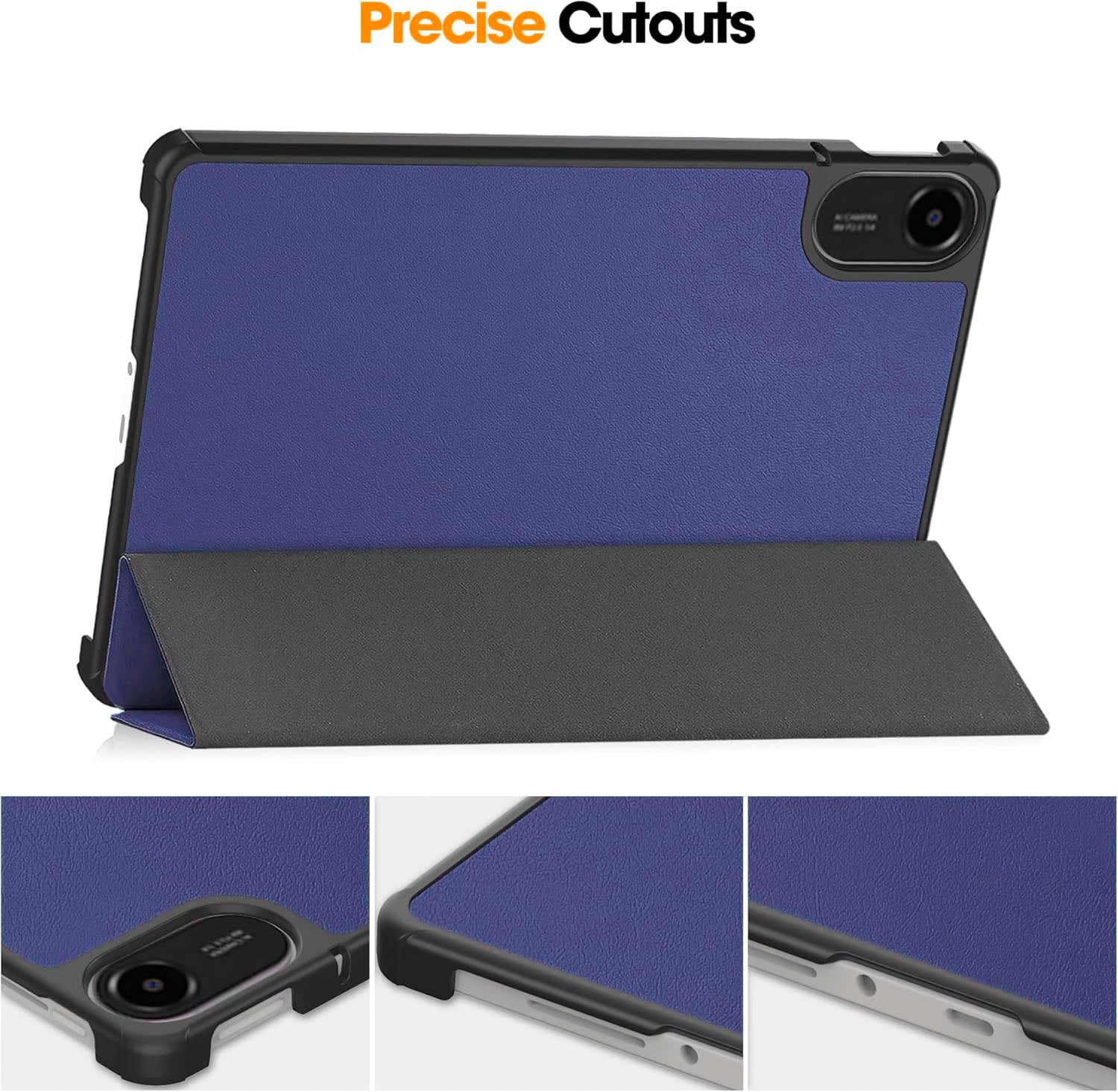 FUNDA BOOKCOVER PARA TABLET XIAOMI REDMI PAD 2 11' 2025 AZUL - 2