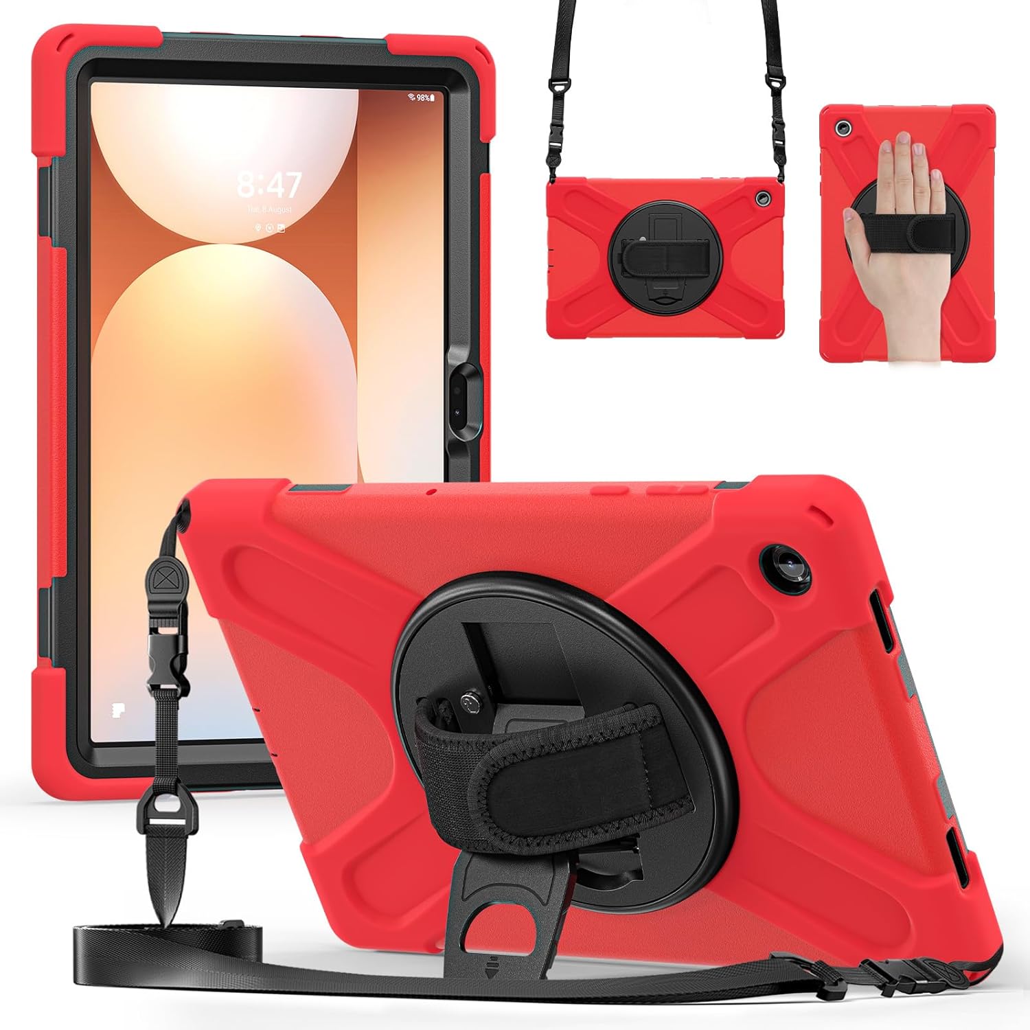 FUNDA ANTIGOLPE PARA SAMSUNG A11+ 11' ROJO - 1