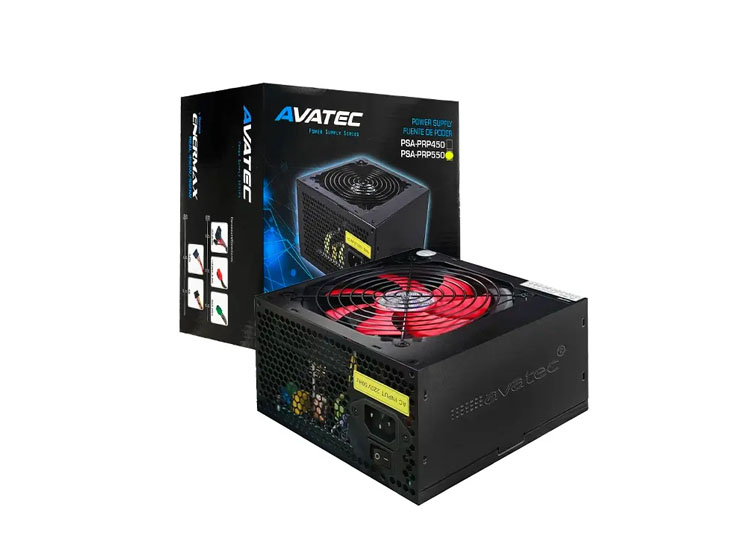 FUENTE DE PODER AVATEC 550W REAL (PSA-PRP550W) - 1