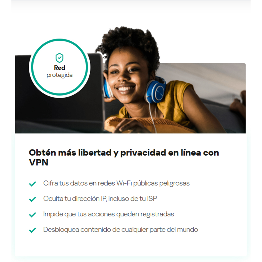ANTIVIRUS KASPERSKY PLUS 5 DISPOSITIVOS 1 AÑO VIRTUAL - 5