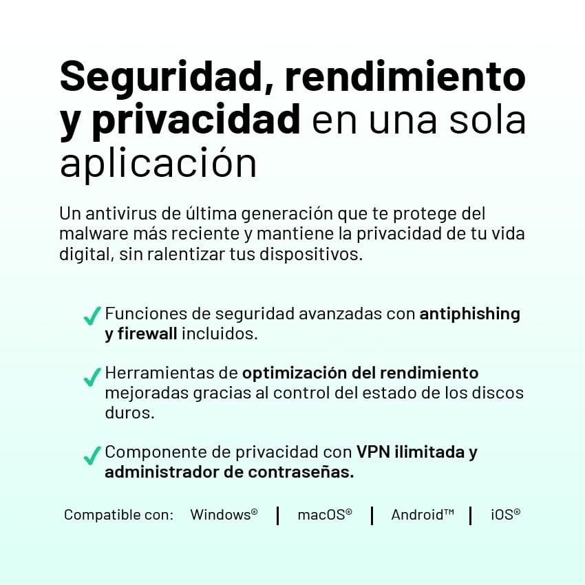 ANTIVIRUS KASPERSKY PLUS 5 DISPOSITIVOS 1 AÑO VIRTUAL - 7