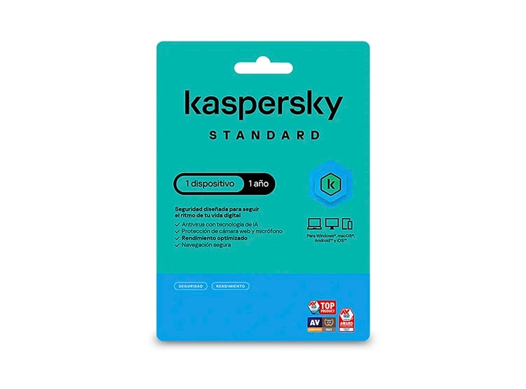 ANTIVIRUS KASPERSKY STANDARD 1PC 12MESES (KL1041DDAFS) - 1