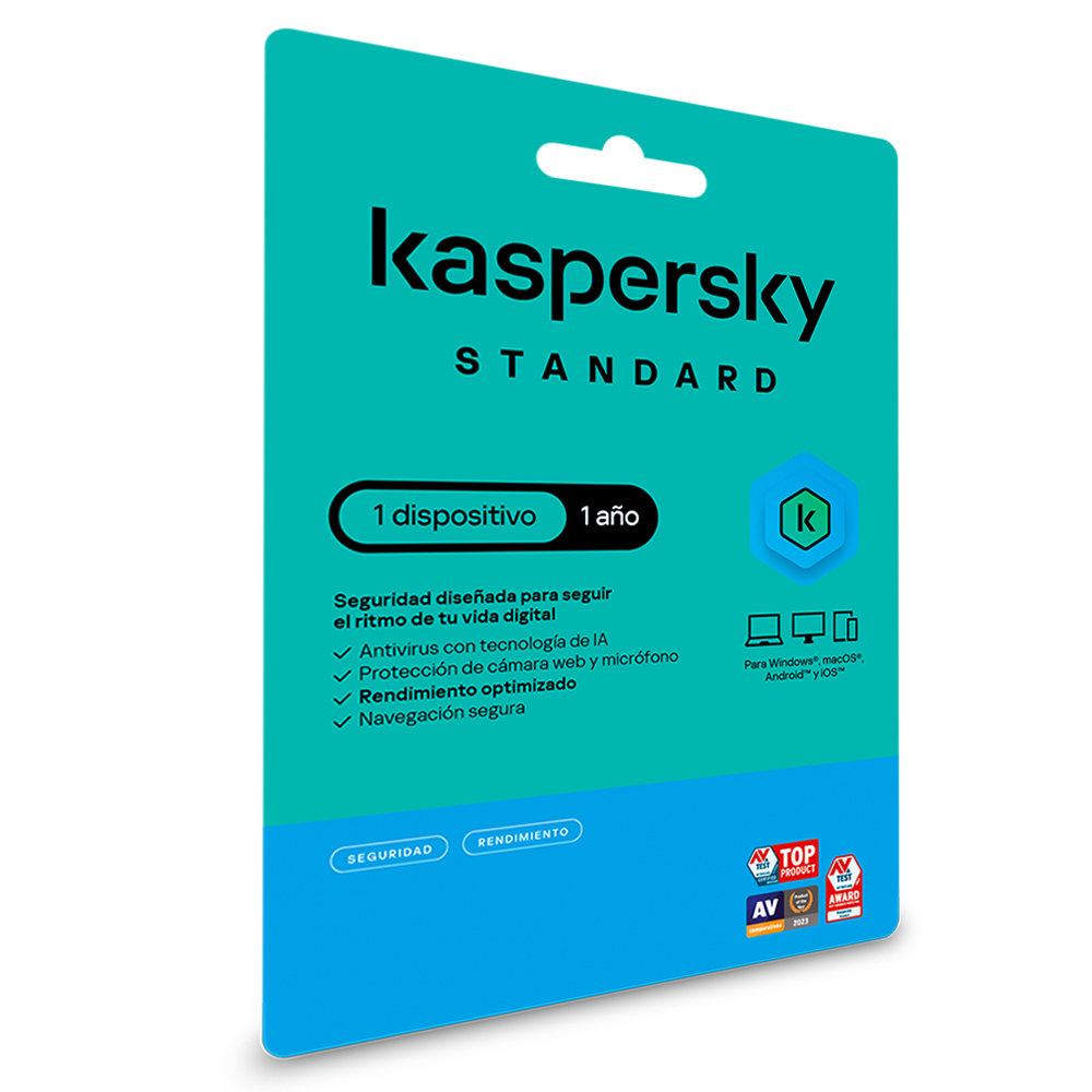 ANTIVIRUS KASPERSKY STANDARD 1PC 12MESES (KL1041DDAFS) - 2