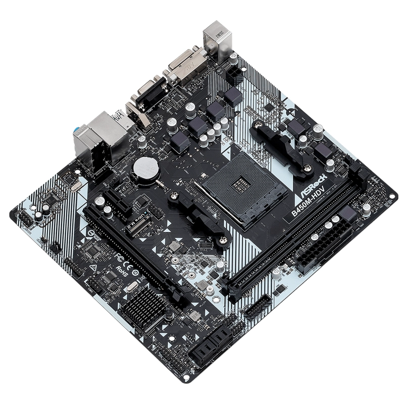 PLACA MADRE ASROCK B450M-HDV R4.0 AM4 - 4