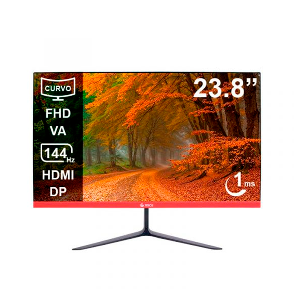 MONITOR TEROS 24  FULL HD 144HZ 1MS TE-2403S VA HDMI CURVO - 1