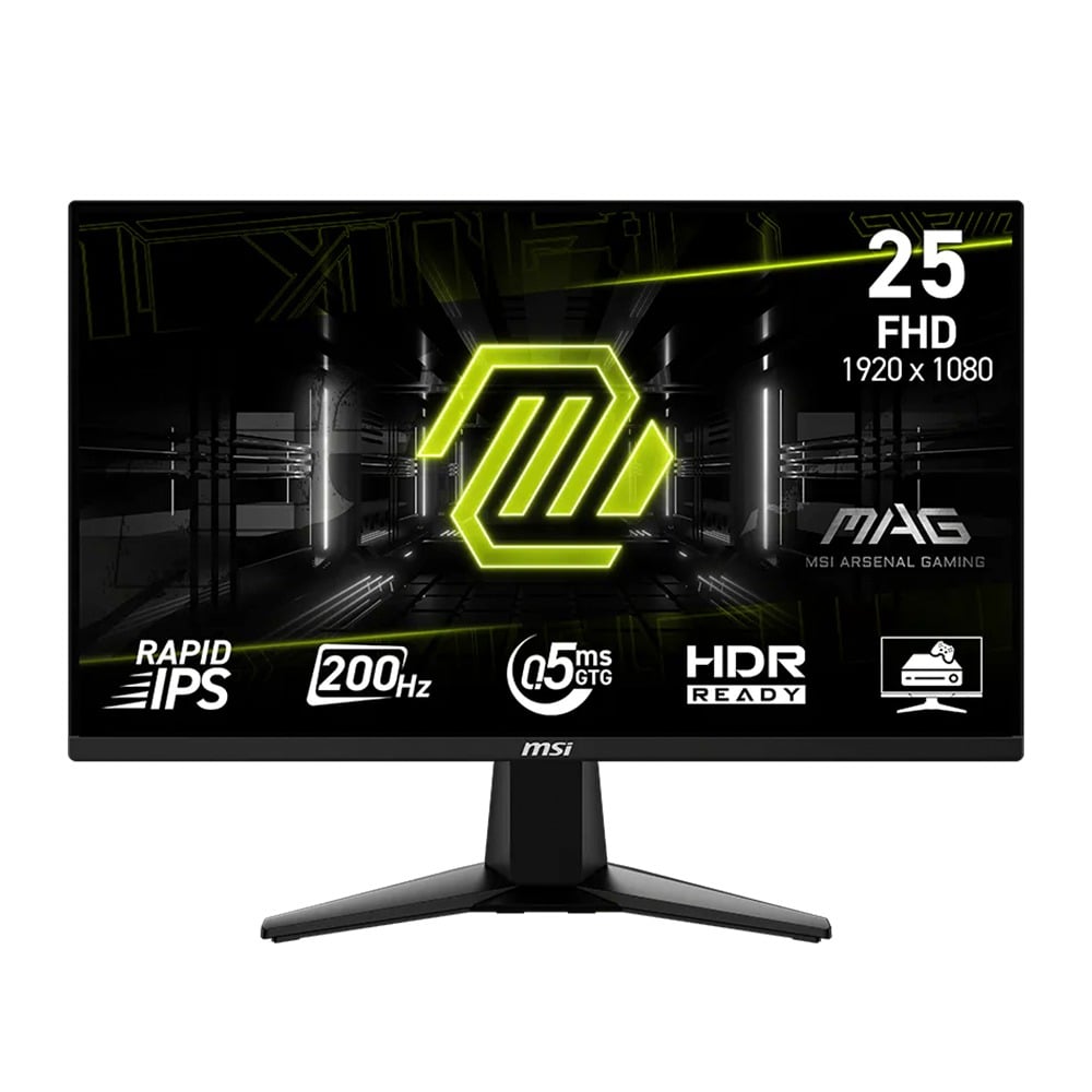 MONITOR MSI 25 FULL HD 200HZ 0.5MS MAG 255F E20 HDMI DP GAMING - 1