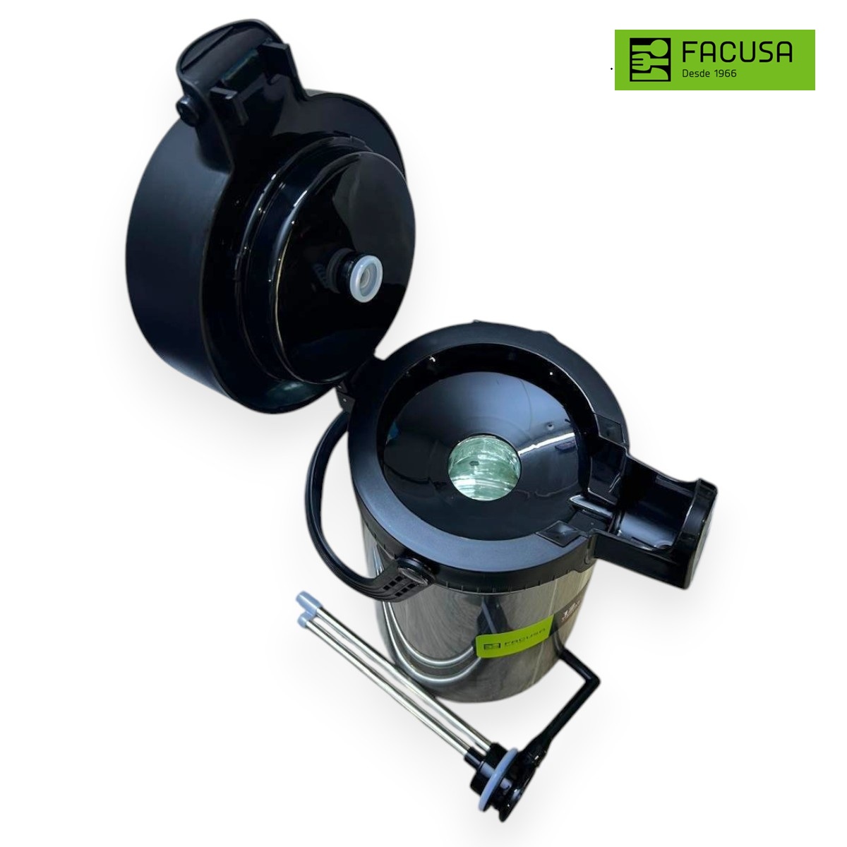 TERMO SIFÓN 2.9 LT. ACERO INOXIDABLE GENEVA LEVER - 4