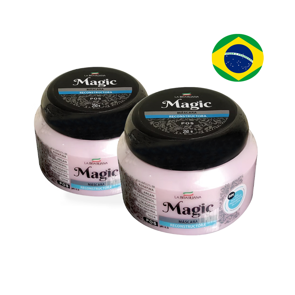 MÁSCARA LA BRASILIANA 250G RECONSTRUCTORA POR 2 - 1