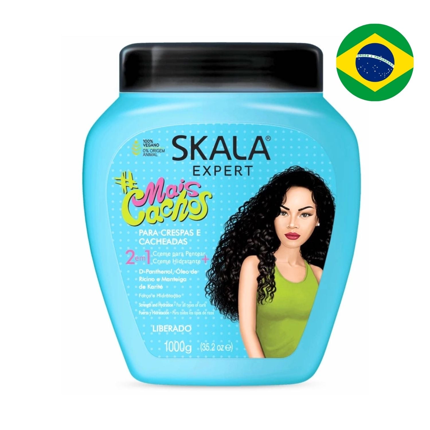 CREMA TRATAMIENTO CAPILAR MAIS CACHOS SKALA EXPERT 1000G - 1
