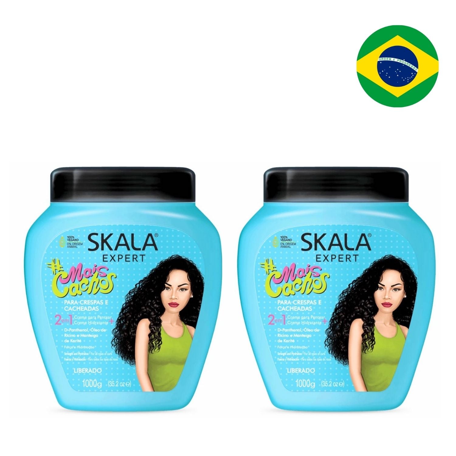 CREMA TRATAMIENTO CAPILAR MAIS CACHOS POR 2 SKALA EXPERT 1000G - 1
