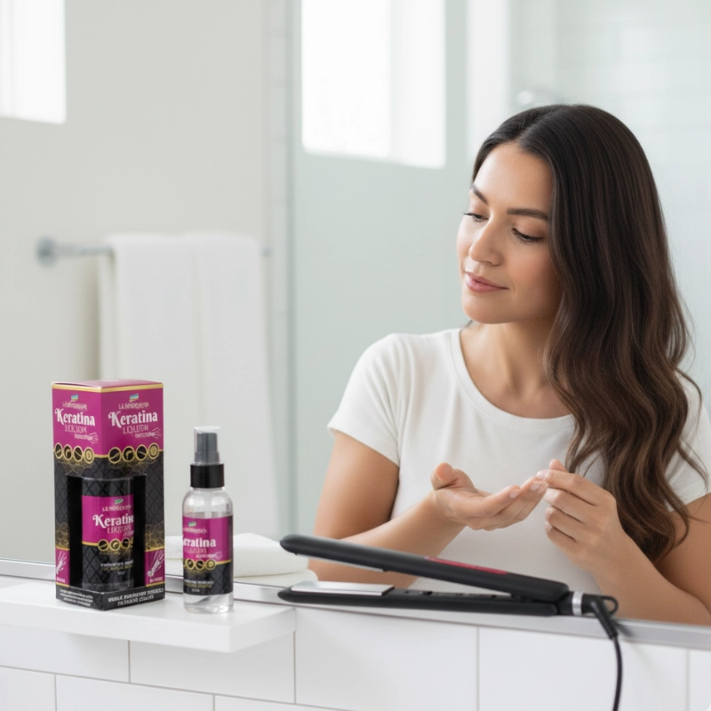 PROTECTOR TERMICO KERATINA LIQUIDA POR 2 LA BRASILIANA 60 ML. - 2