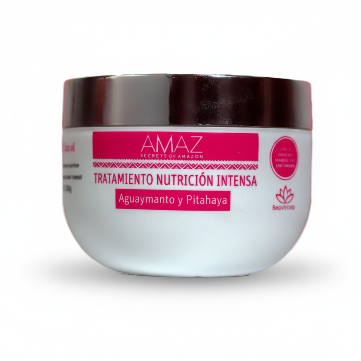 Kit Shampoo, Acondicionador y Mascarilla AMAZ- Nutricion Intensa- Sin Sal- Post Alisado- 380gr. - 4