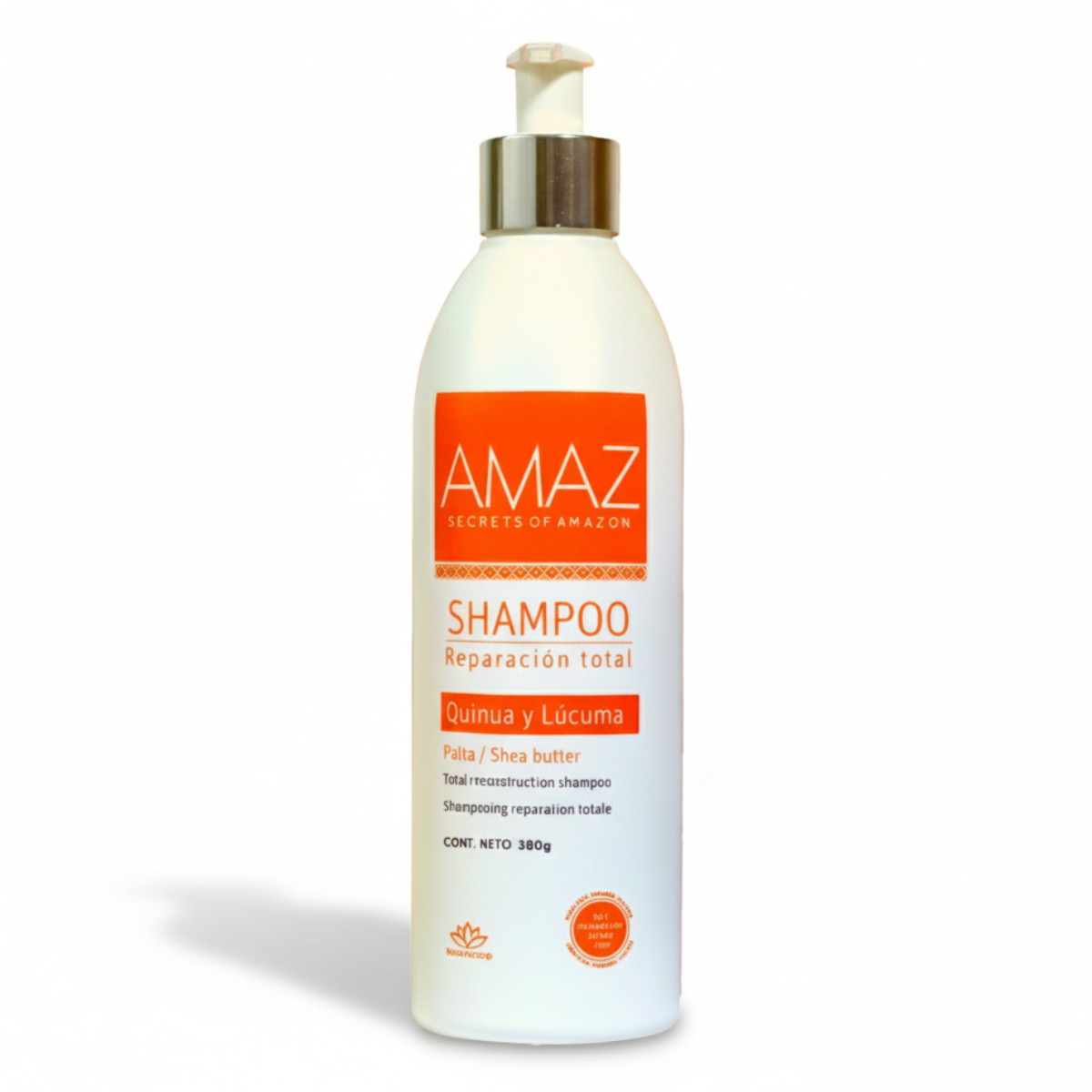 Kit Shampoo, Acondicionador y Mascarilla AMAZ- Reparacion Total, Sin Sal, Post Alisado 380gr - 3