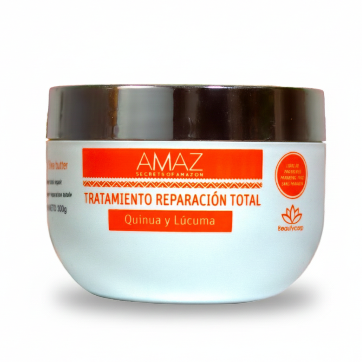 Kit Shampoo, Acondicionador y Mascarilla AMAZ- Reparacion Total, Sin Sal, Post Alisado 380gr - 4