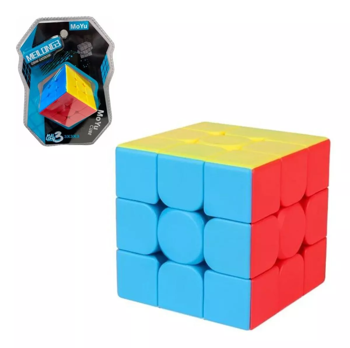 CUBO MAGICO RUBIK 3X3 MOYU ALTA VELOCIDAD DE COMPETENCIA - 1