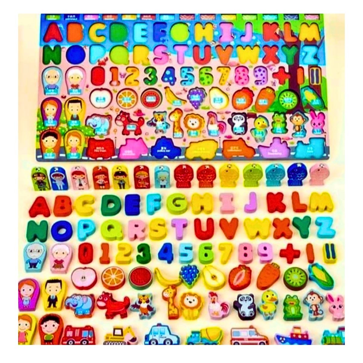 JUEGO DIDÁCTICO TABLERO MONTESSORI COMPLETO EDUCATIVO NIÑOS - 7