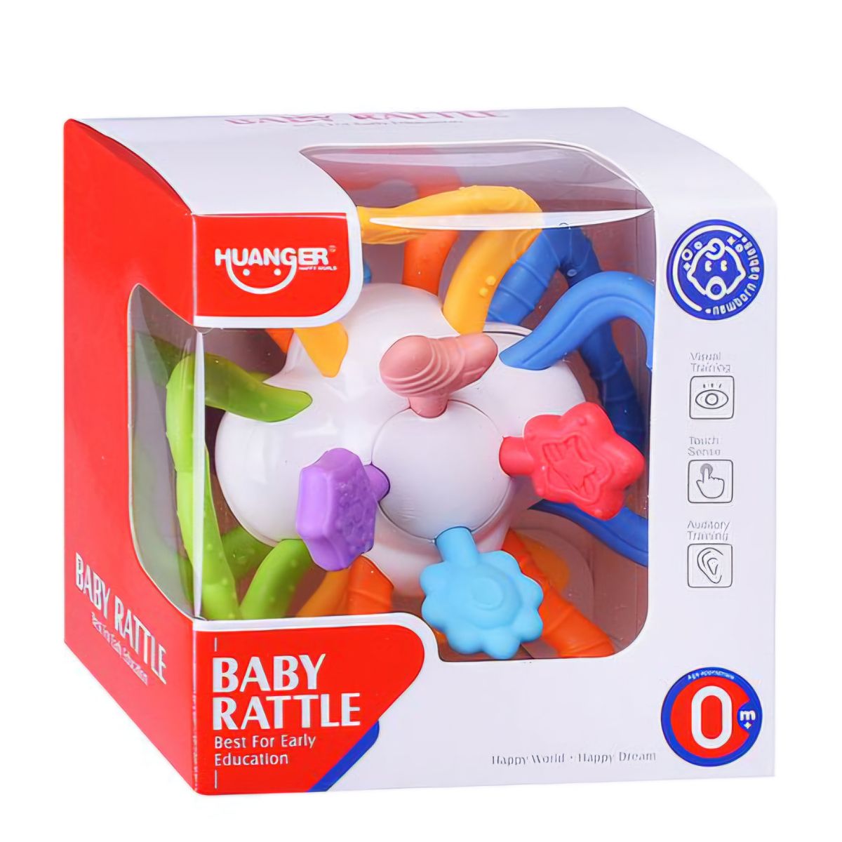 JUGUETE SENSORIAL CON MORDEDOR PARA BEBES PARA LA DENTICIÓN - 9