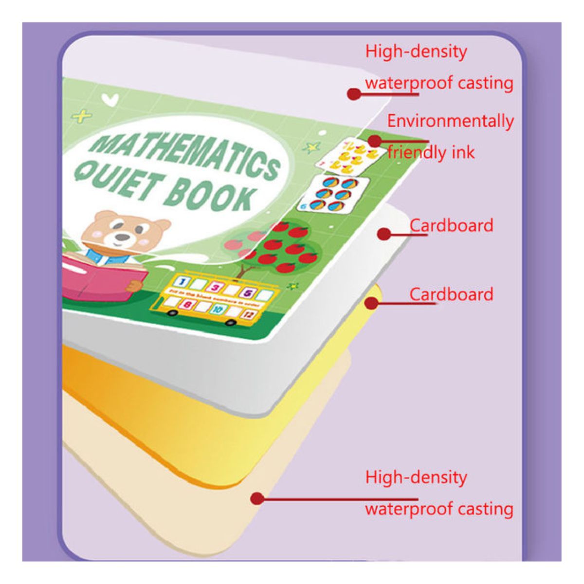 LIBRO DE MATEMATICAS COGNITIVO REUTILIZABLE MONTESSORI OSITO - 7
