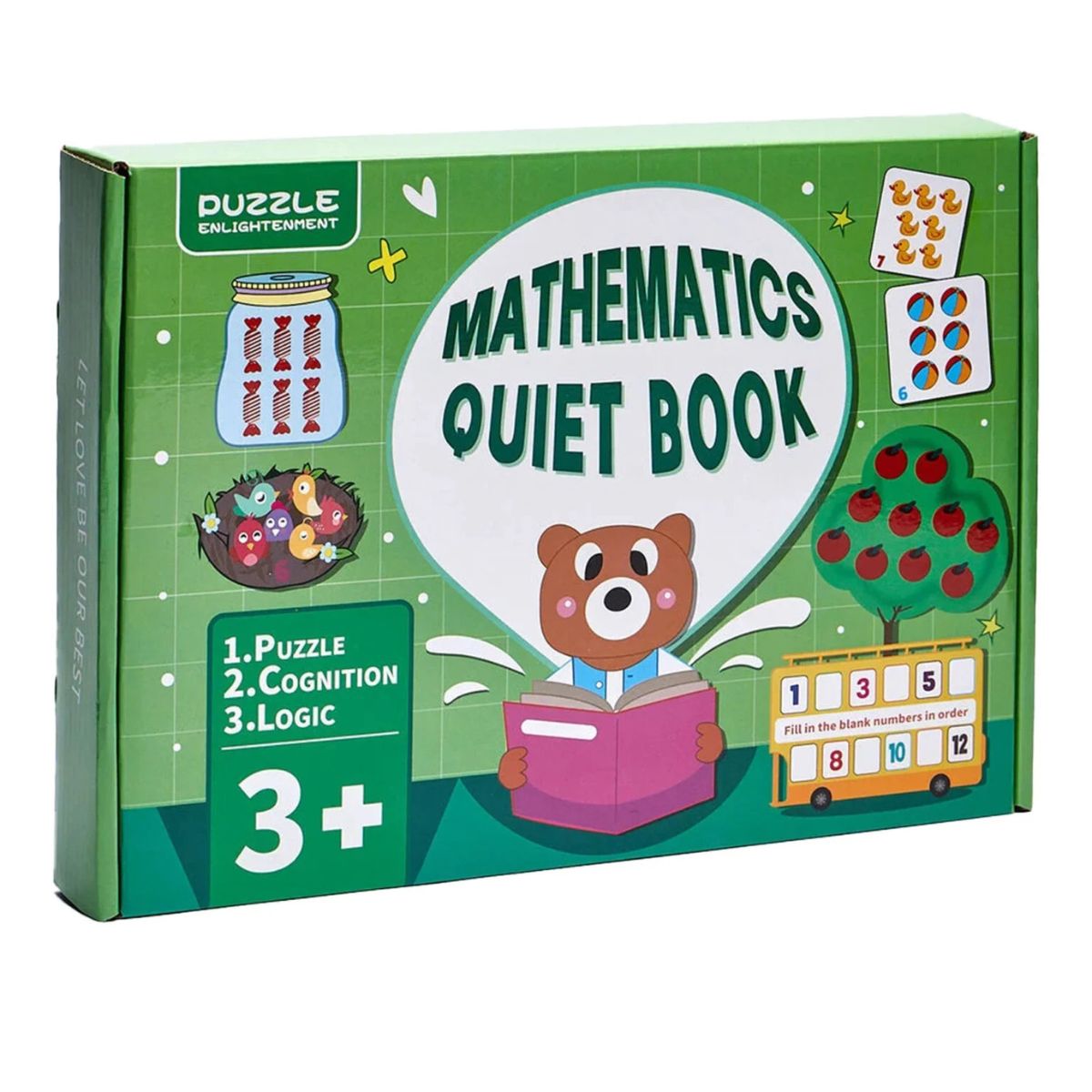 LIBRO DE MATEMATICAS COGNITIVO REUTILIZABLE MONTESSORI OSITO - 8