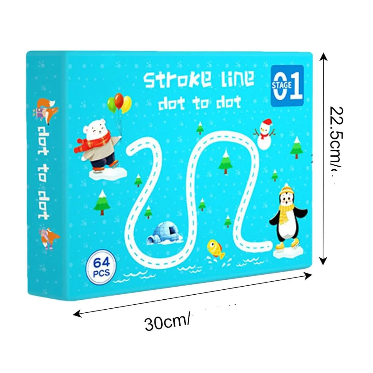 LIBRO DE TRAZOS EDUCATIVO REUTILIZABLE 64PÁG. PARA NIÑOS MONTESSORI - 5