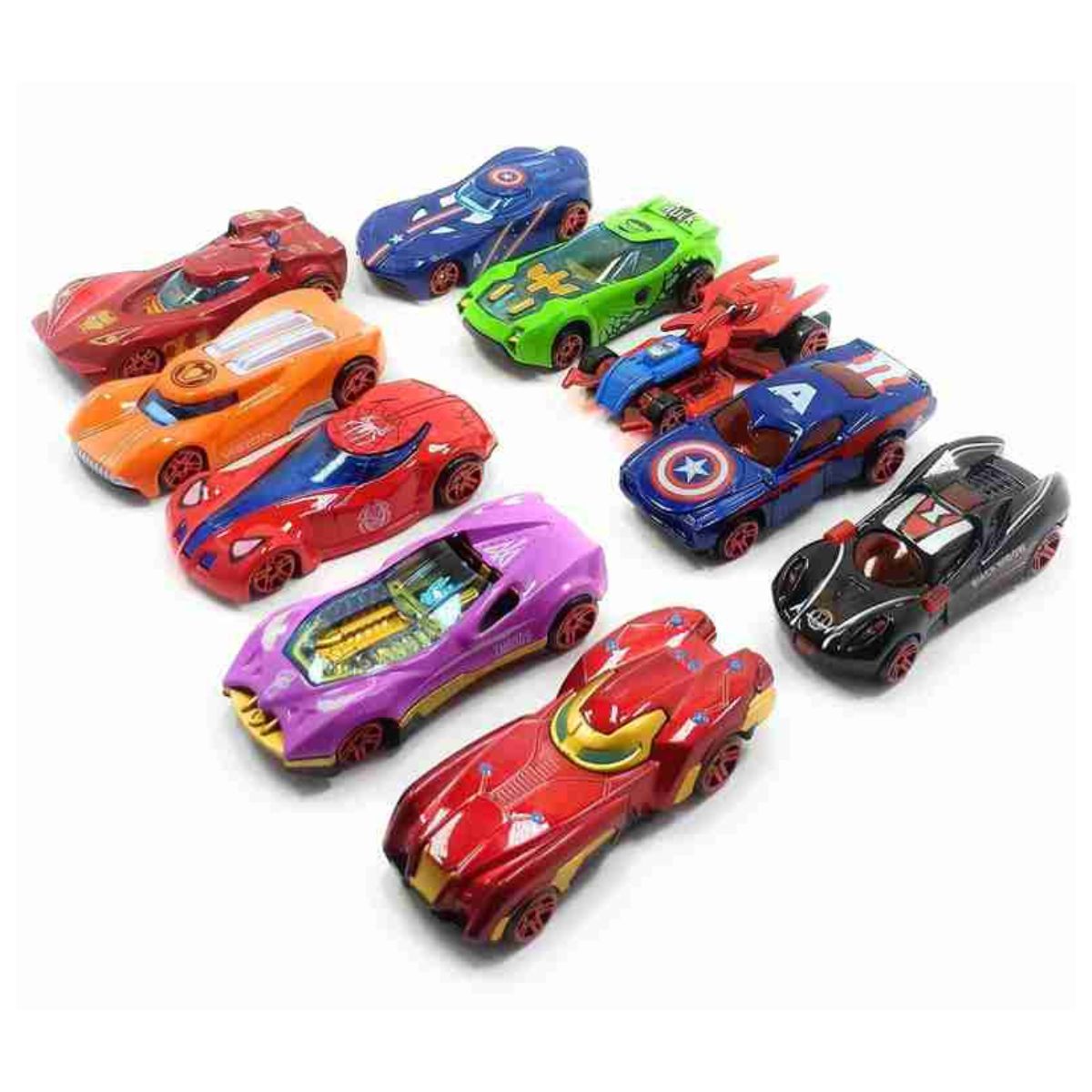 JUGUETE PACK 10 CARROS DE METAL AVENGERS CON LICENCIA MARVEL - 9