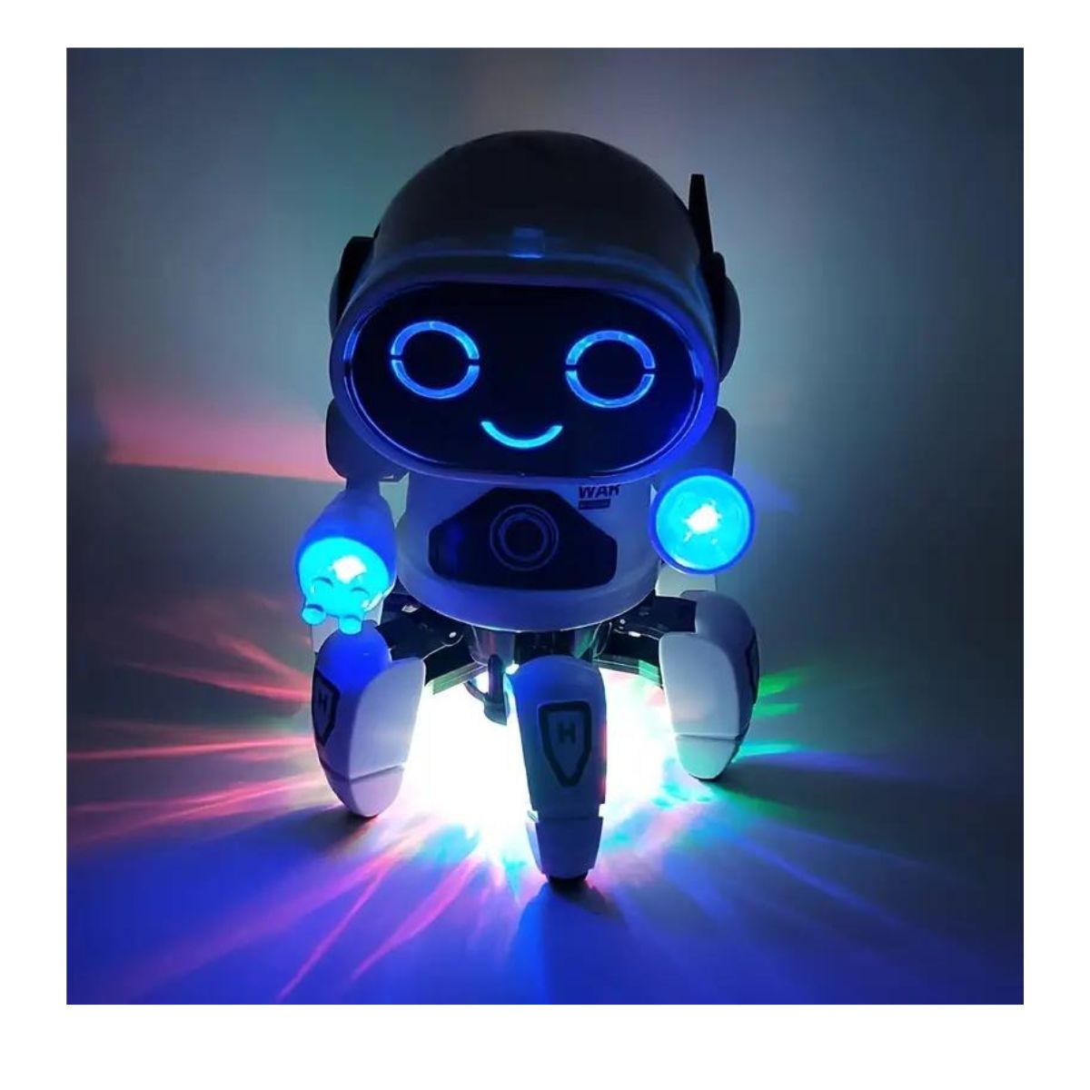 ROBOT BAILARÍN INTERACTIVO AZUL CON LUCES LED, MÚSICA, MOVIMIENTOS PARA NIÑOS - 9