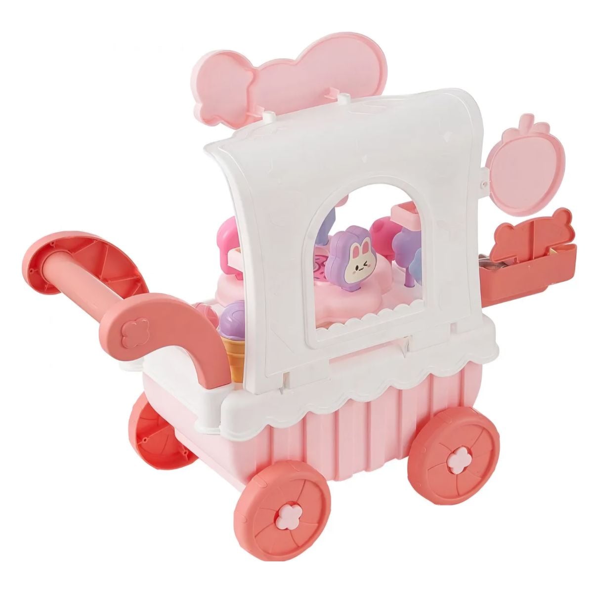 Heladería Carrito De Juguete Giratorio Con Música Y Luces, Incluye Accesorios - 10