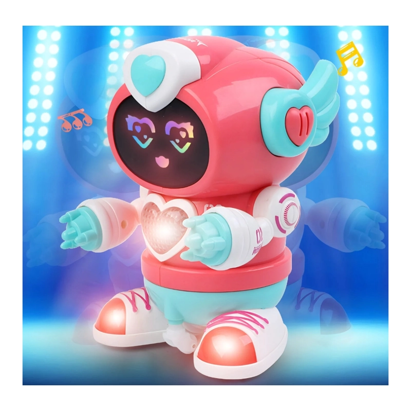 JUGUETE DIVERTIDO ROBOT PARA NIÑAS CAMINA CON LUCES, SONIDOS NIÑA - 2