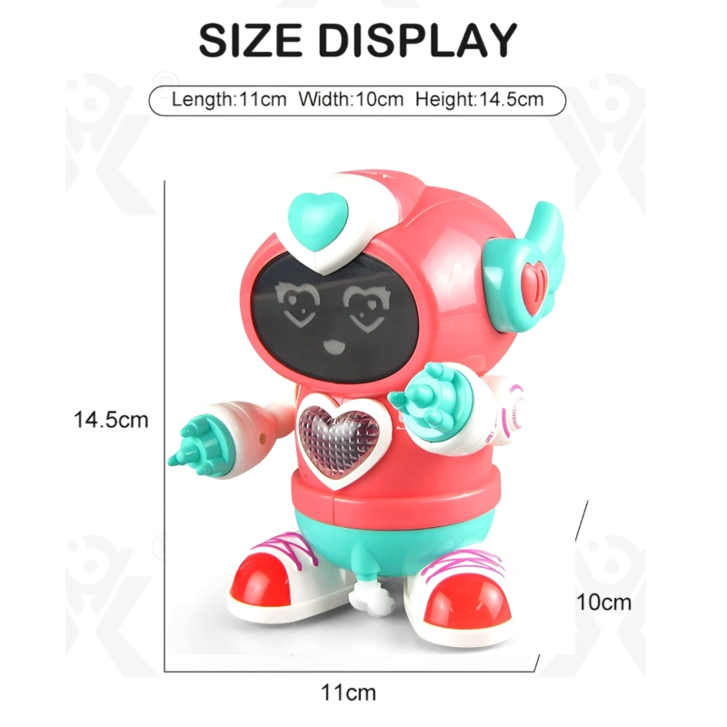 JUGUETE DIVERTIDO ROBOT PARA NIÑAS CAMINA CON LUCES, SONIDOS NIÑA - 3
