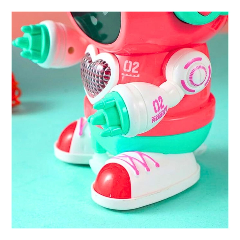 JUGUETE DIVERTIDO ROBOT PARA NIÑAS CAMINA CON LUCES, SONIDOS NIÑA - 4