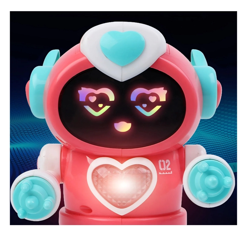 JUGUETE DIVERTIDO ROBOT PARA NIÑAS CAMINA CON LUCES, SONIDOS NIÑA - 5