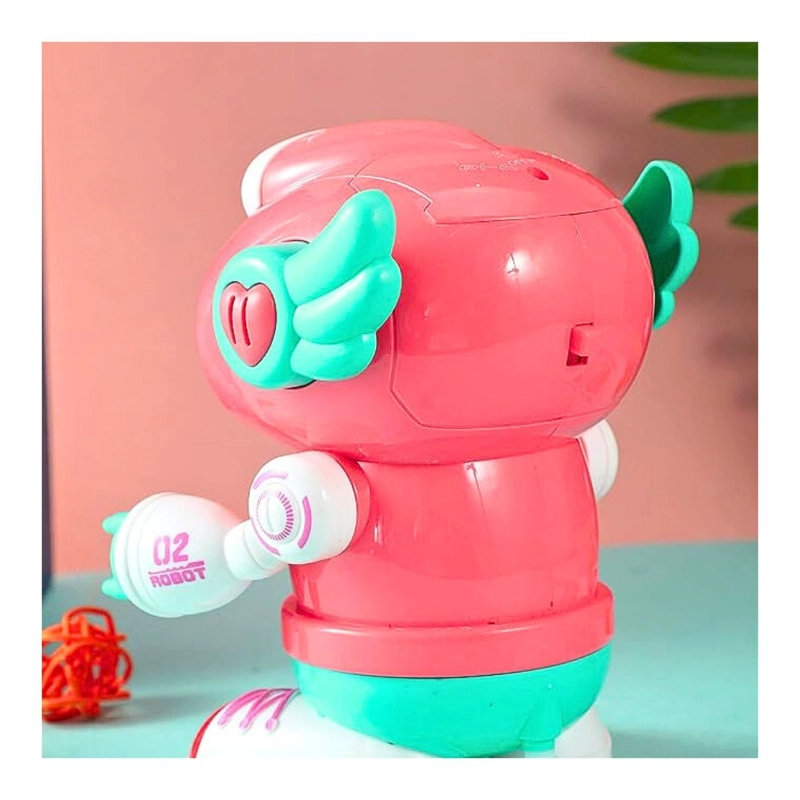 JUGUETE DIVERTIDO ROBOT PARA NIÑAS CAMINA CON LUCES, SONIDOS NIÑA - 6