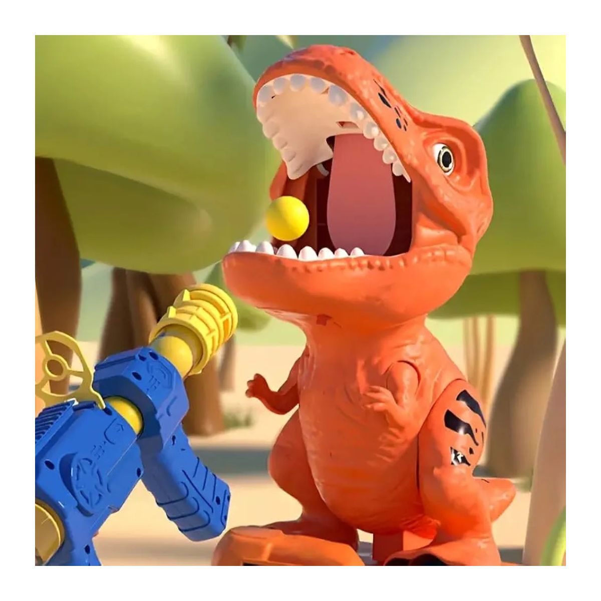 JUGUETE DE TIRO PISTOLA CON DINOSAURIO LUZ Y SONIDO CATAPULT - 9