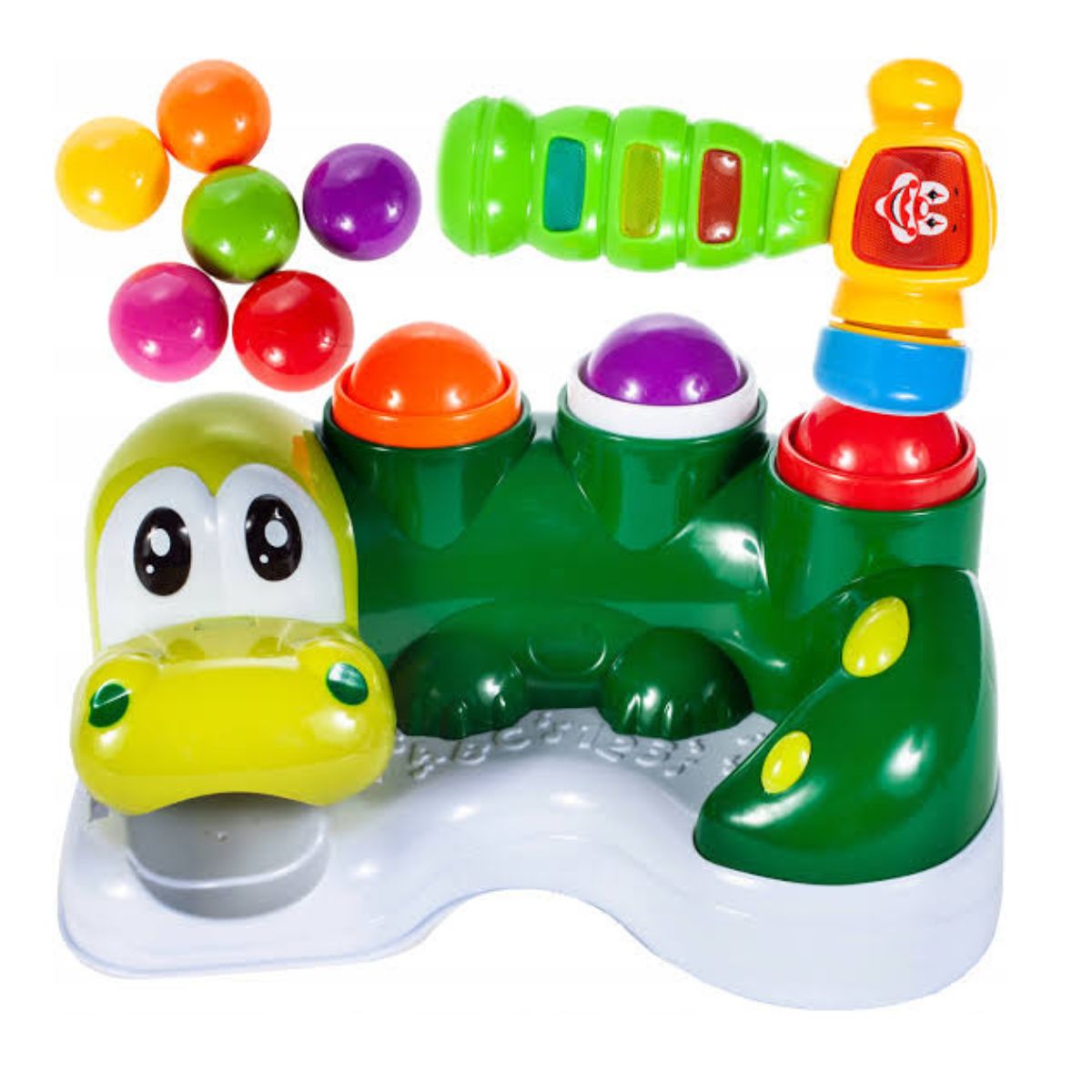 JUGUETE DE ENCAJE Y ESTIMULACION PARA BEBES CON MARTILLO MUSICAL CON LUZ - 3