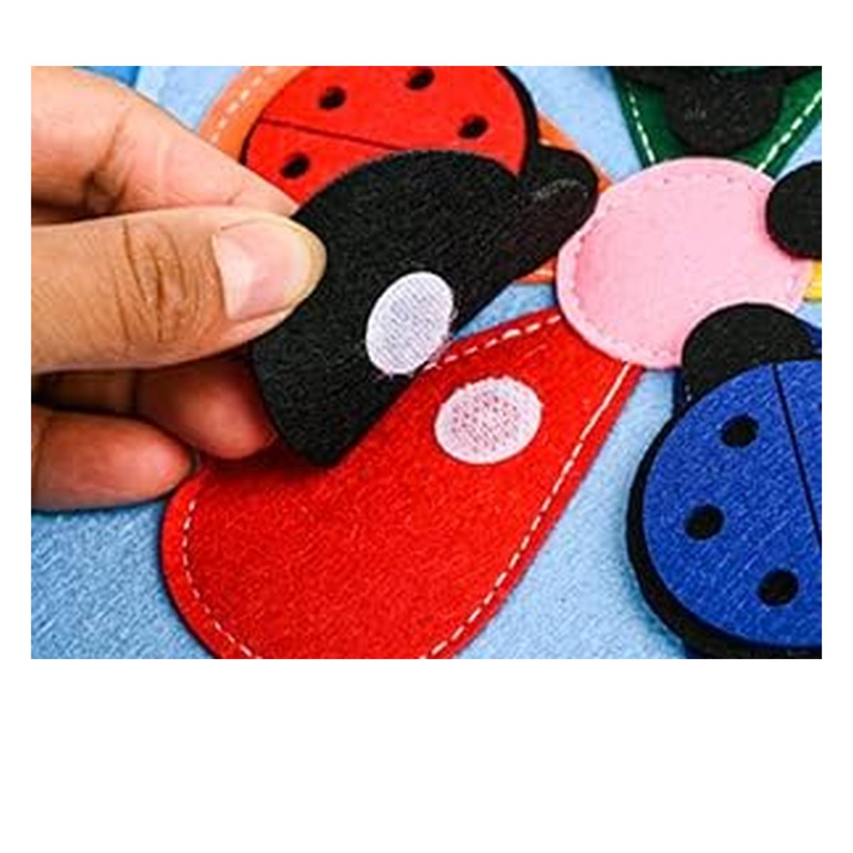 JUEGO LIBRO SENSORIAL DE TEXTURAS MONTESSORI DE LA GRANJA DIDACTICO PARA NIÑOS - 9