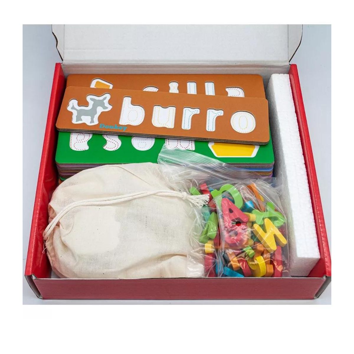 JUEGO EDUCATIVO FORMANDO PALABRAS ENCAJE PARA NIÑOS PAIRING - 9