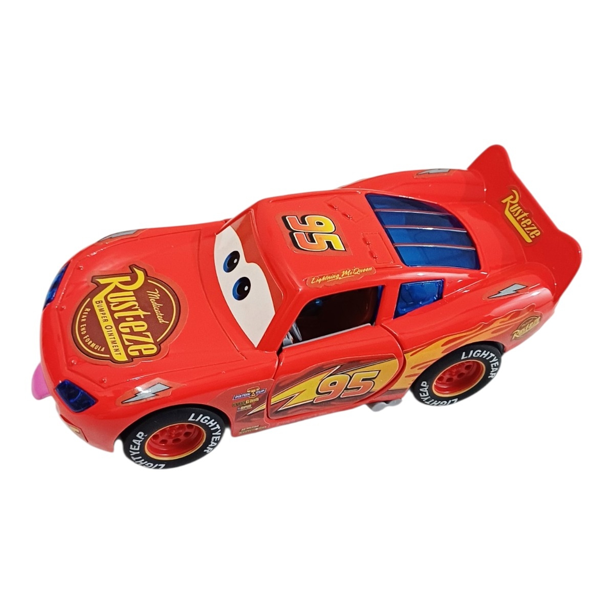 JUGUETE AUTO DE METAL RAYO MCQUEEN LUZ Y SONIDO CON FRICCION COLECCION CARS PARA NIÑOS - 9