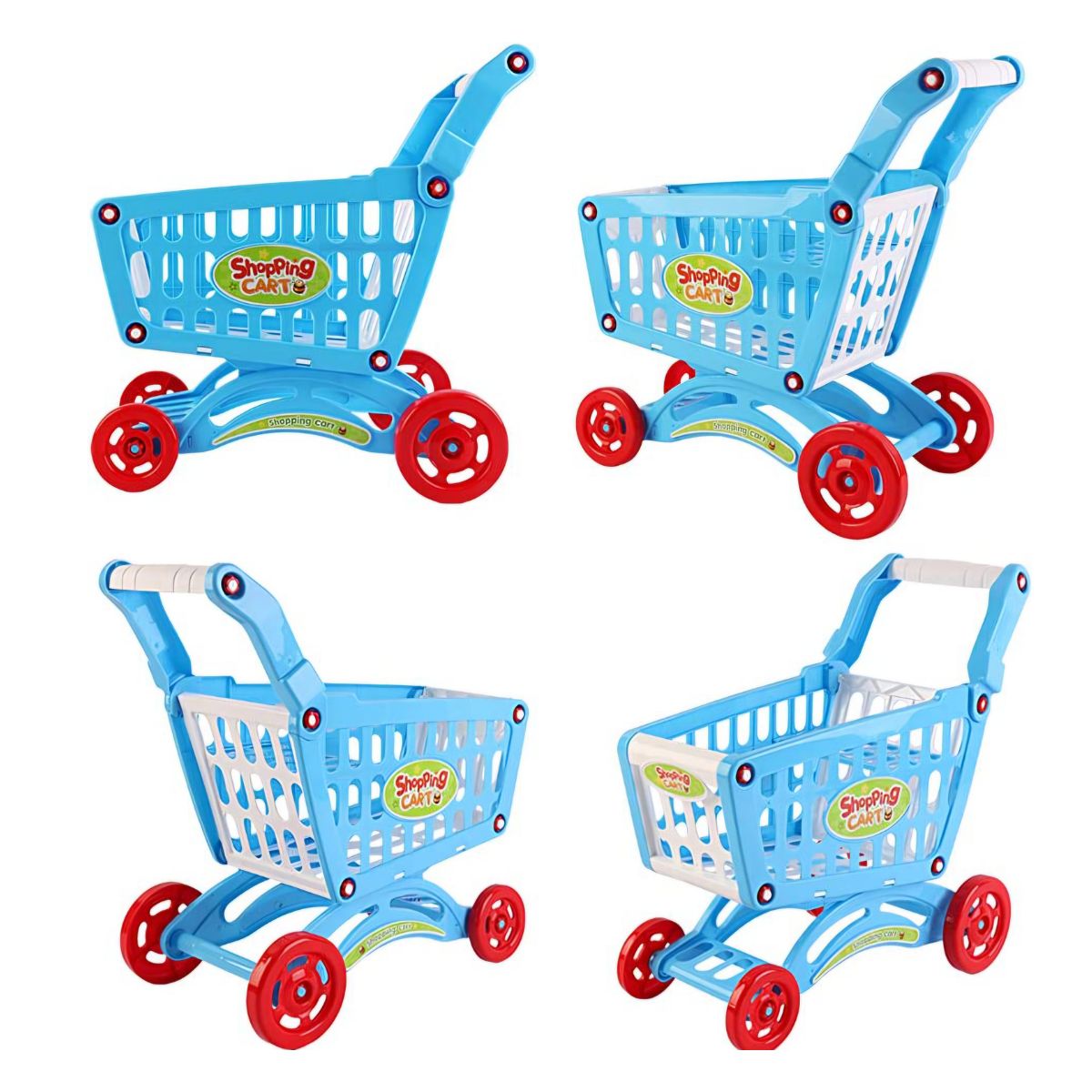 JUGUETE CARRITO DE SUPERMERCADO CON ACCESORIOS 56 PIEZAS PARA NIÑOS - 8