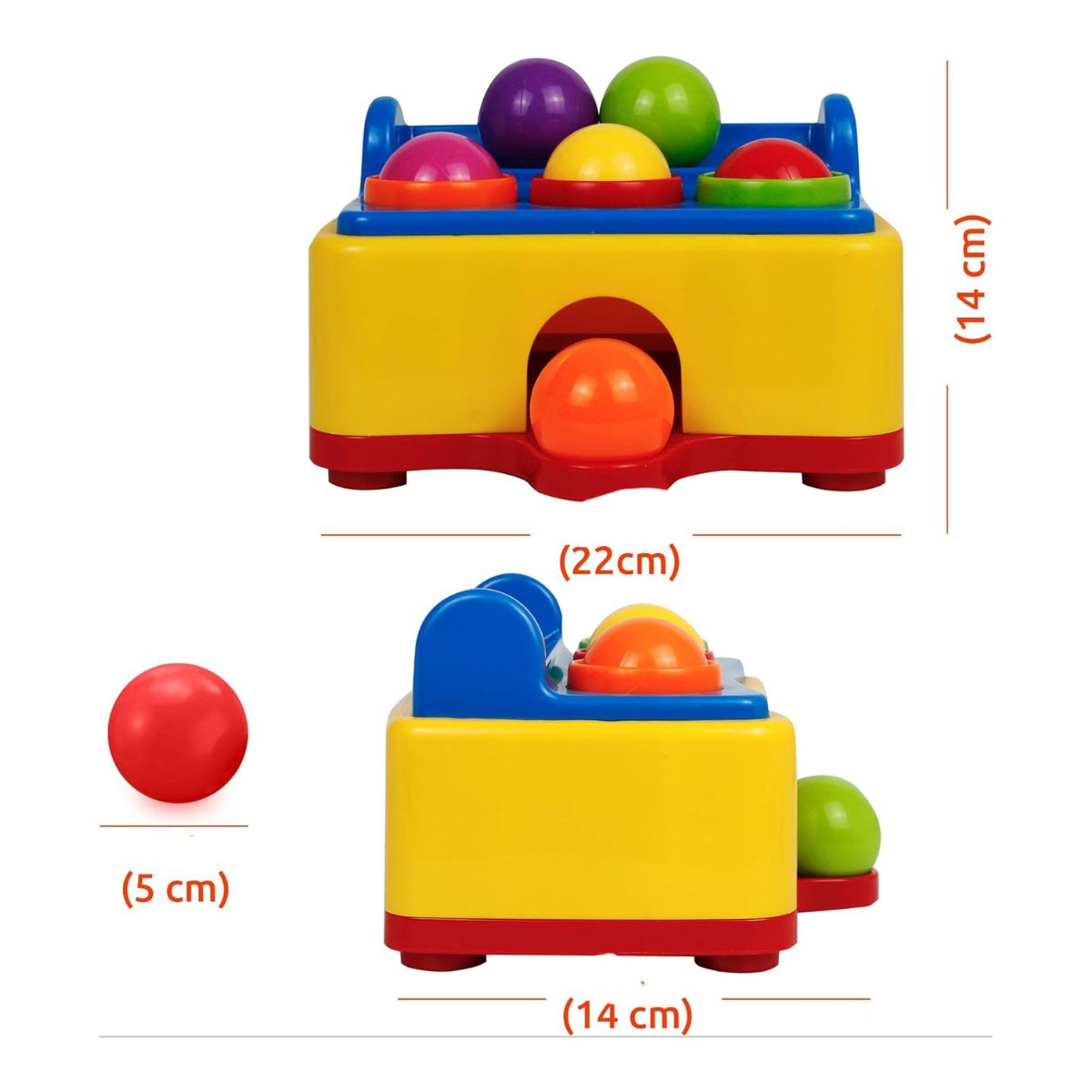 JUEGO INTERACTIVO DE ENCAJE CON MARTILLO LUCES Y SONIDO DIDACTICO - 5
