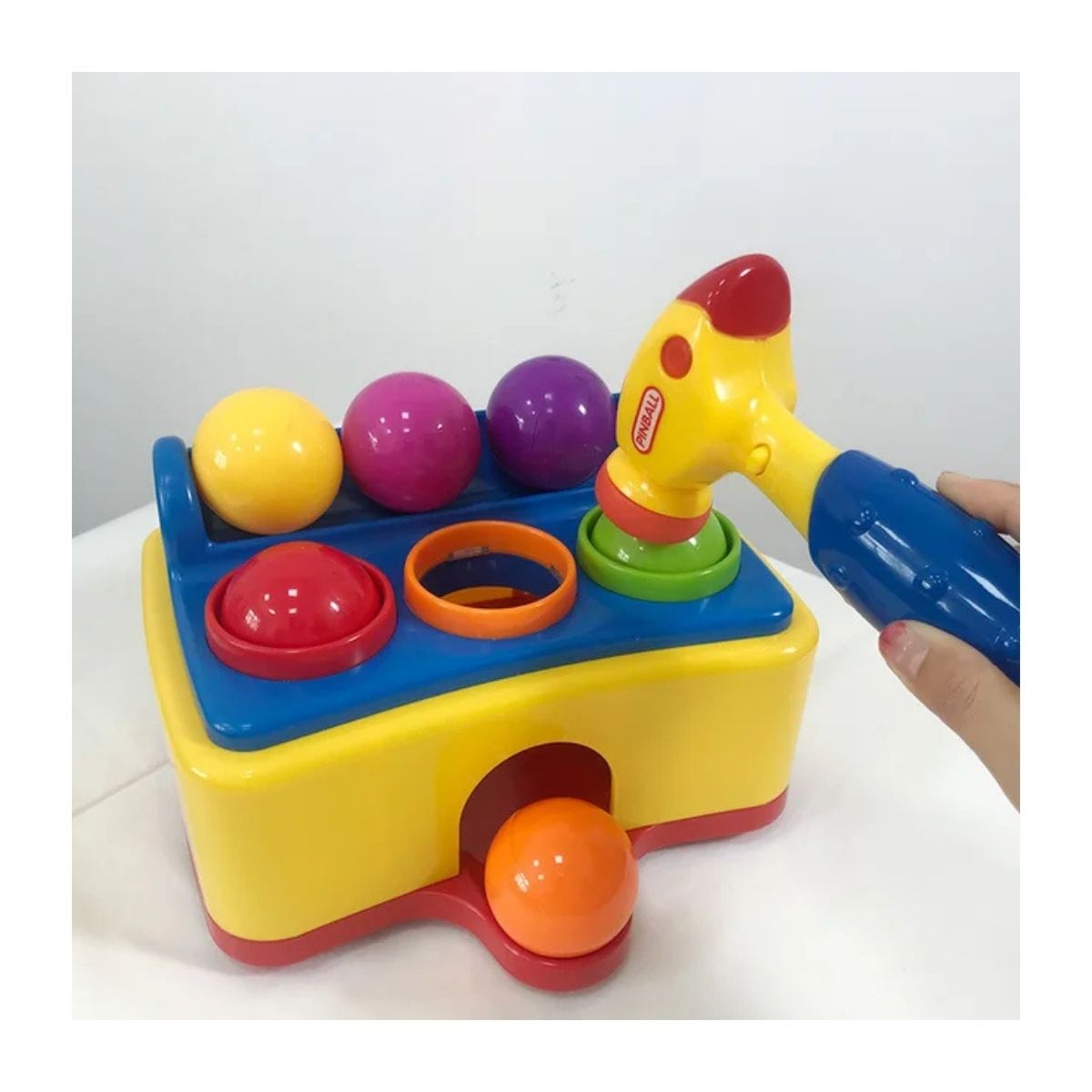 JUEGO INTERACTIVO DE ENCAJE CON MARTILLO LUCES Y SONIDO DIDACTICO - 8
