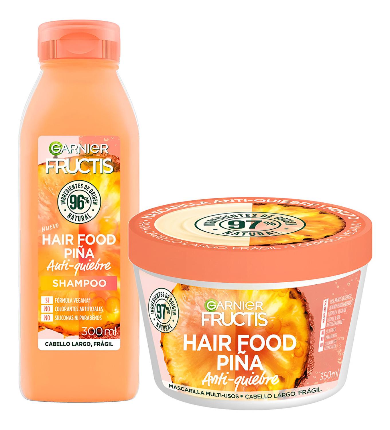 PACK FRUCTIS PIÑA: SHAMPOO CON MASCARILLA CAPILAR - 1